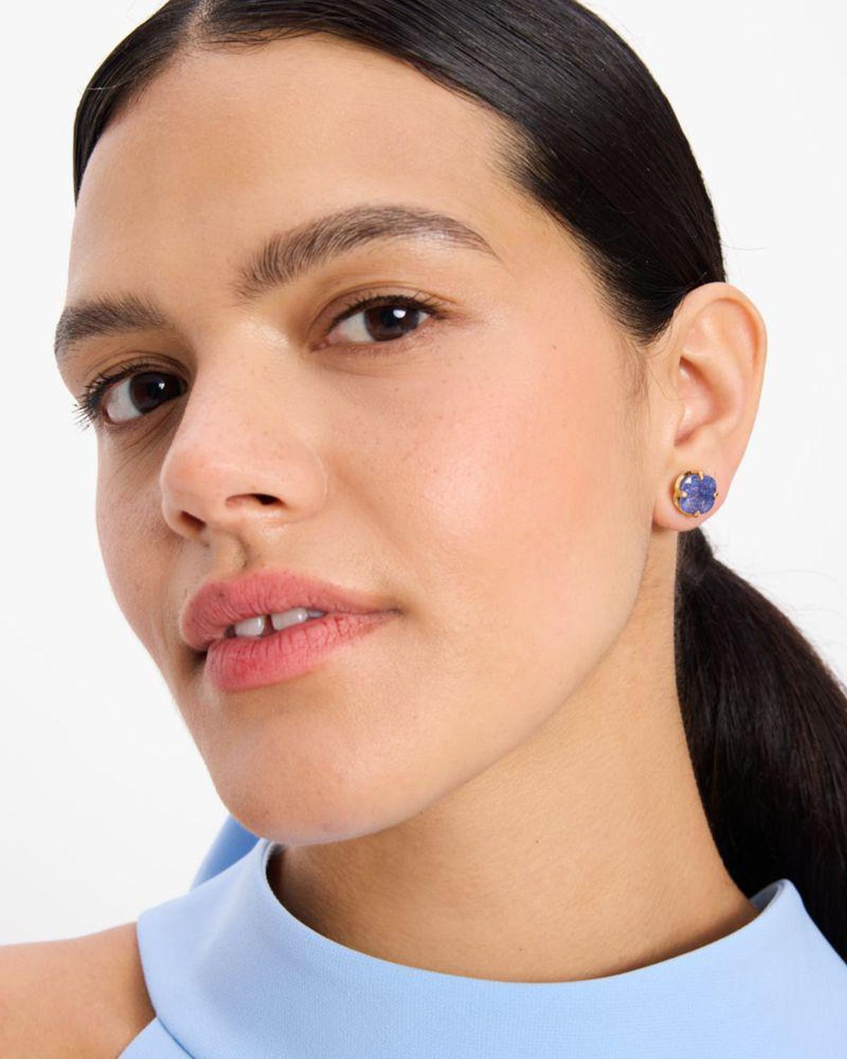 Pop Of Joy 10mm Spade Flower Studs