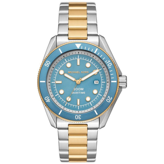Men's Maritime Three-Hand Two-Tone Stainless Steel Watch 42mm