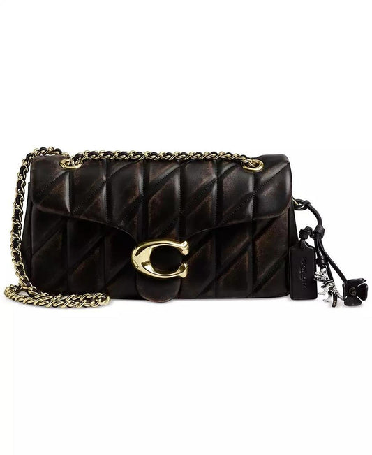Quilted Tabby Medium Loved Leather Shoulder Bag 26