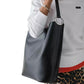 Halo Large Smooth Leather Bucket Bag