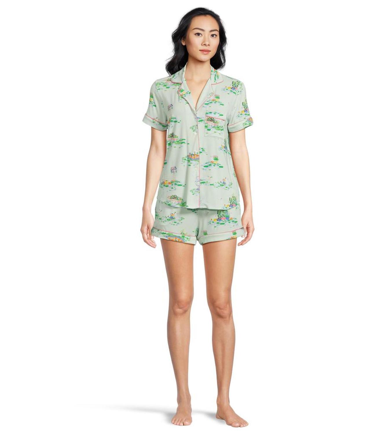 Short Sleeve Boxer PJ Set