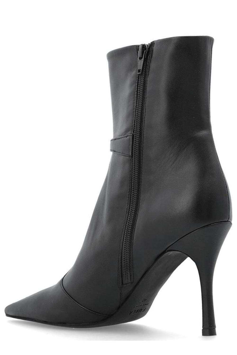 Furla Sfera Pointed-Toe Ankle Boots