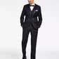 Men's Classic-Fit Stretch Black Solid Tuxedo Separates