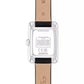 Women's Mara Black Leather Strap Watch, 19 x 26mm