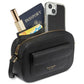 Ava Colorblocked Pebbled Leather Mini Crossbody