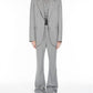 Baffo Oversized Blazer In Light Grey