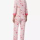 Women's 2-Piece Sleepwear 3/4-Sleeve Top and Pajama Pants Set