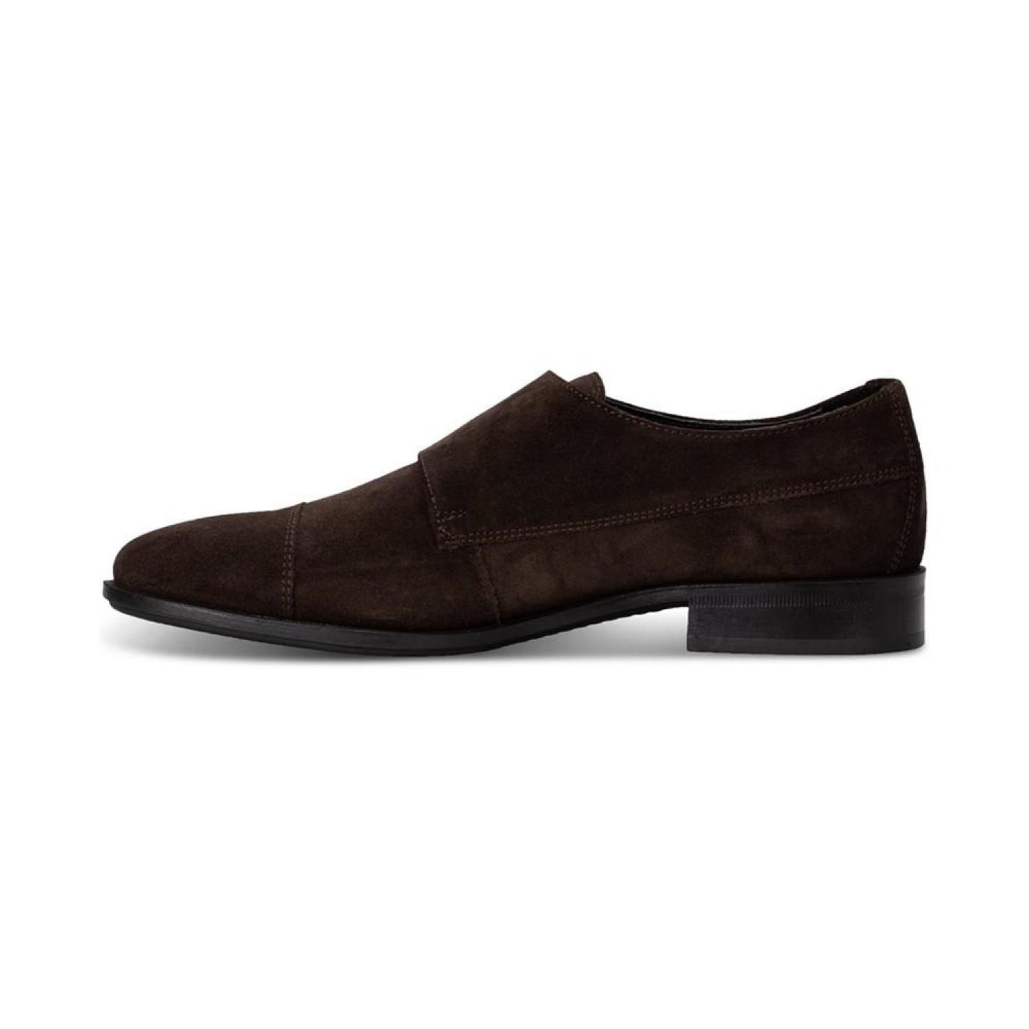 Men's Colby Double Monk Strap Suede Dress Shoes