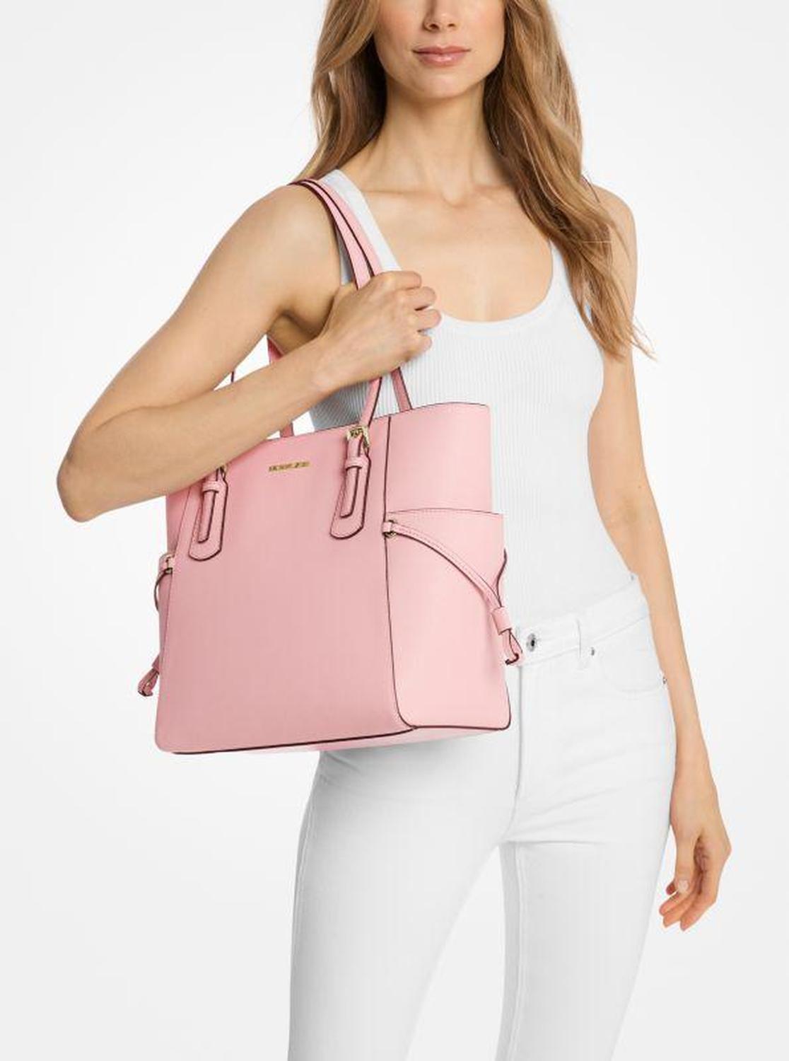 Voyager Large Saffiano Leather Tote Bag