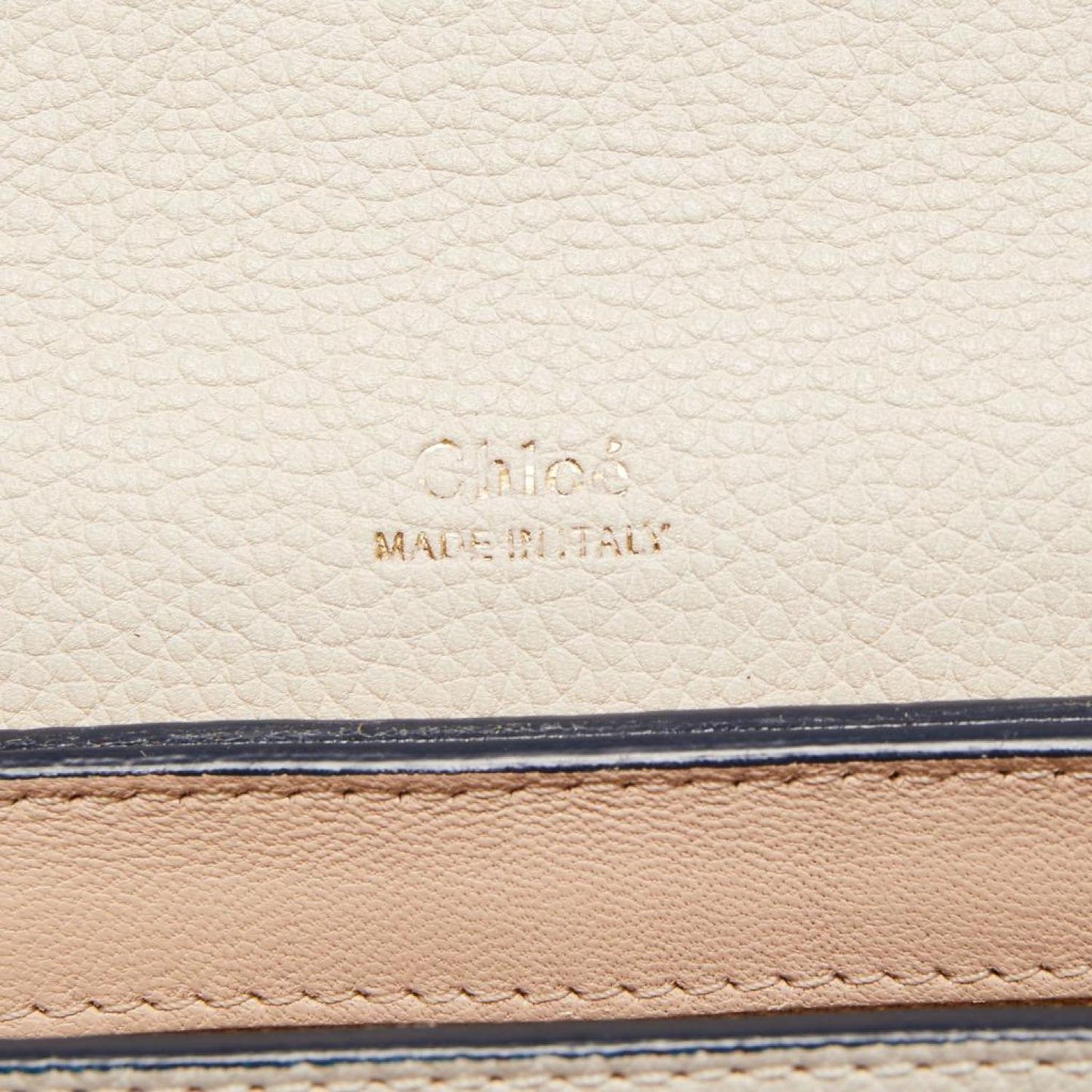 Chloe Tri Color Leather Medium Clare Shoulder Bag