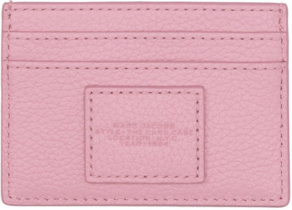 Pink 'The Leather Card Case' Card Holder