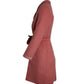 'S Max Mara Wrap Coat in Pink Wool