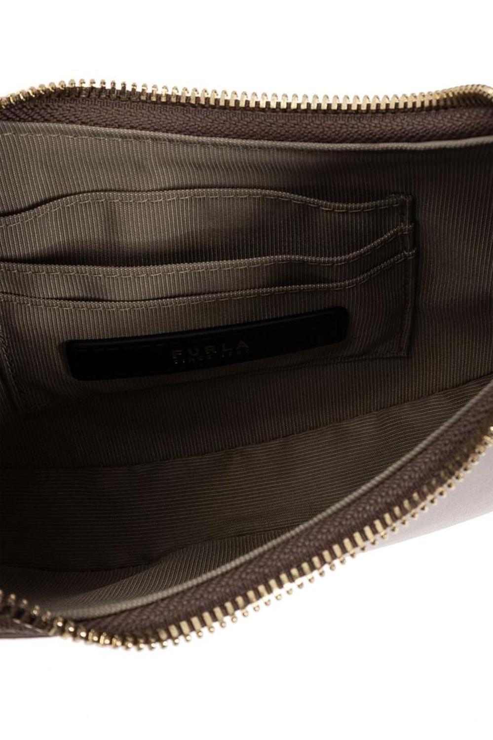 Furla Delizia Logo Printed Mini Shoulder Bag