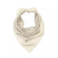 Women's Textured Signature Print Silk Square Scarf