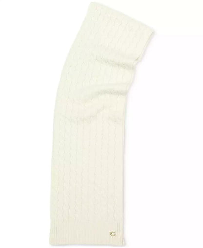 Soft Rib Cable Knit Scarf