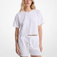 Oversized Logo Jacquard Terry Shirt