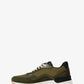 Trevor Leather and Corded Twill Trainer