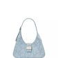 Nouveau Floral Denim Shoulder Bag