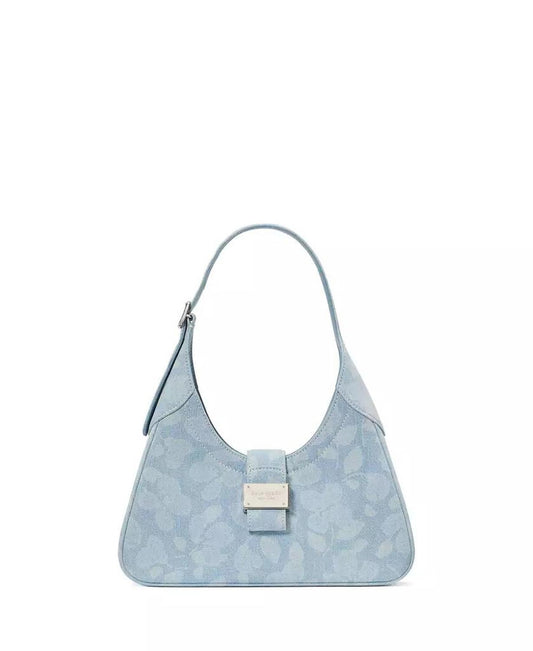 Nouveau Floral Denim Shoulder Bag