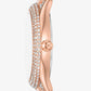 Mini Sylvia Pavé Rose Gold-Tone Watch