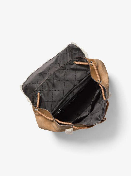 Cooper Suede and Sherpa Backpack