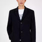 Men's Classic-Fit Solid Pure Cashmere Overcoat