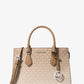 Sheila Medium Ombré Signature Logo Satchel