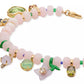 Gold-Tone Bead & Stone Garden Charm Bracelet
