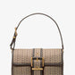 Colby Medium MK2000 Logo Jacquard Shoulder Bag