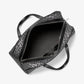 Jet Set Travel Extra-Large Metallic Logo Jacquard Weekender Bag
