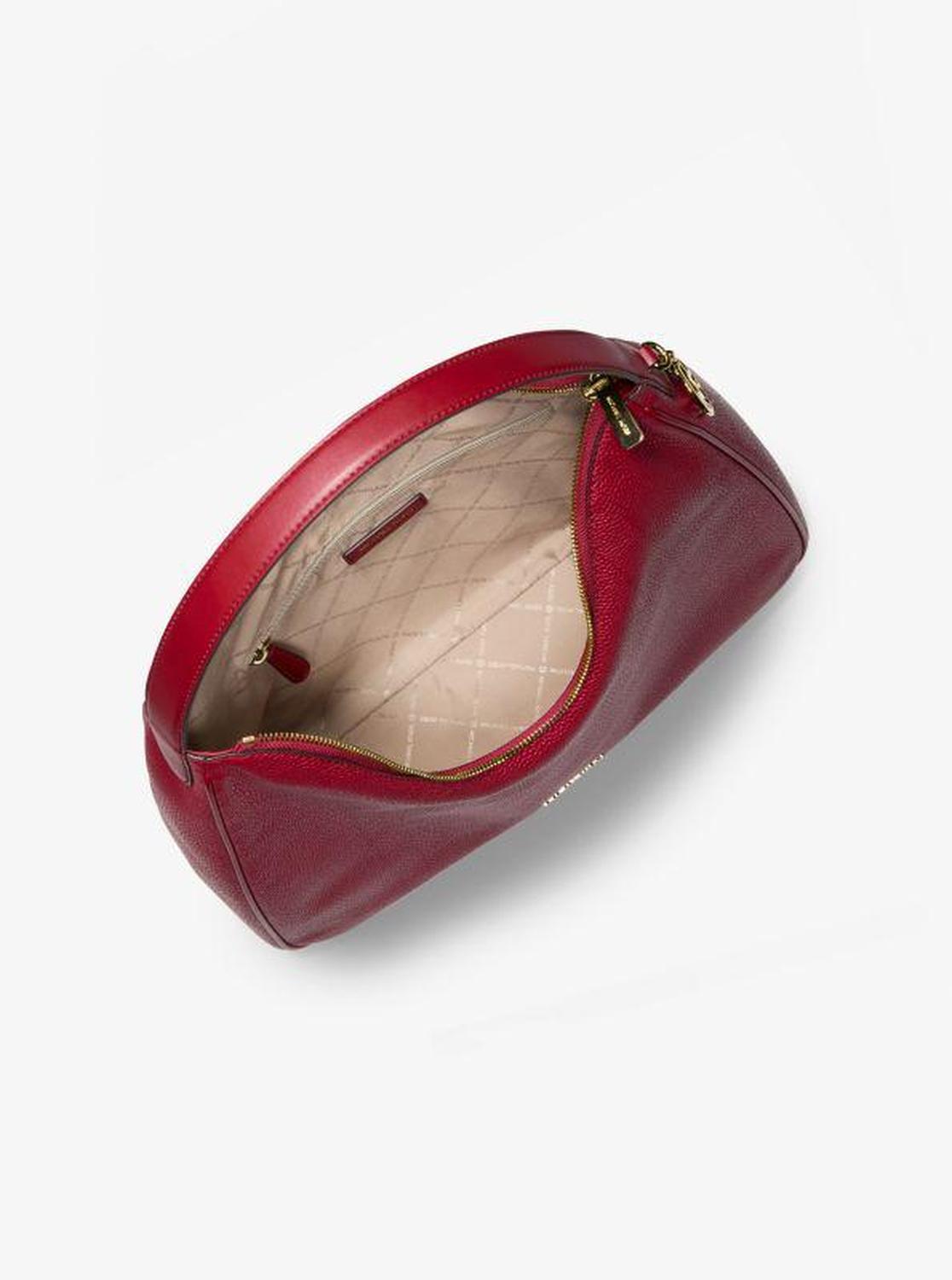 Nayla Medium Pebbled Leather Shoulder Bag