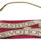Dolce & Gabbana Glamorous Pink Glittered CLEO Clutch Purse