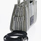 Printed Leather Tote Bag With Monogrammed Motif