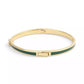 Gold Plated Hinged Bangle Bracelets