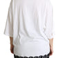 Dolce & Gabbana Elegant White Cotton Blend T-Shirt
