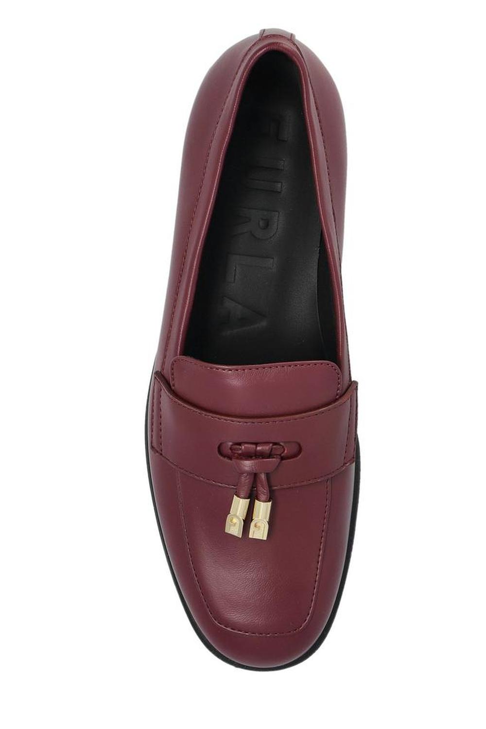 Furla Goccia Bow Detailed Loafers
