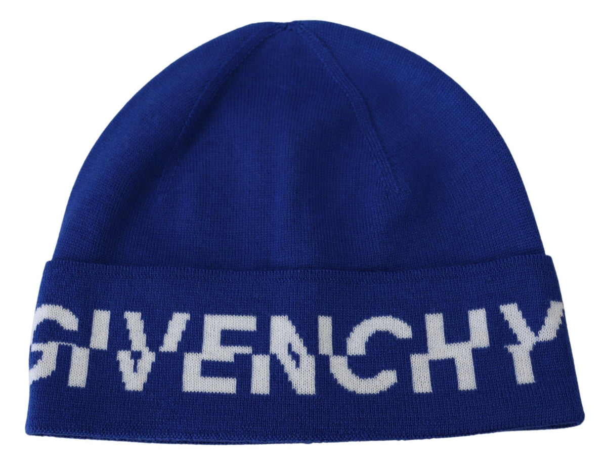 Givenchy Double Face Knit Beanie Ice Blue Givenchy Double Face Knit Beanie Ice Blue New | Mercari main image 2