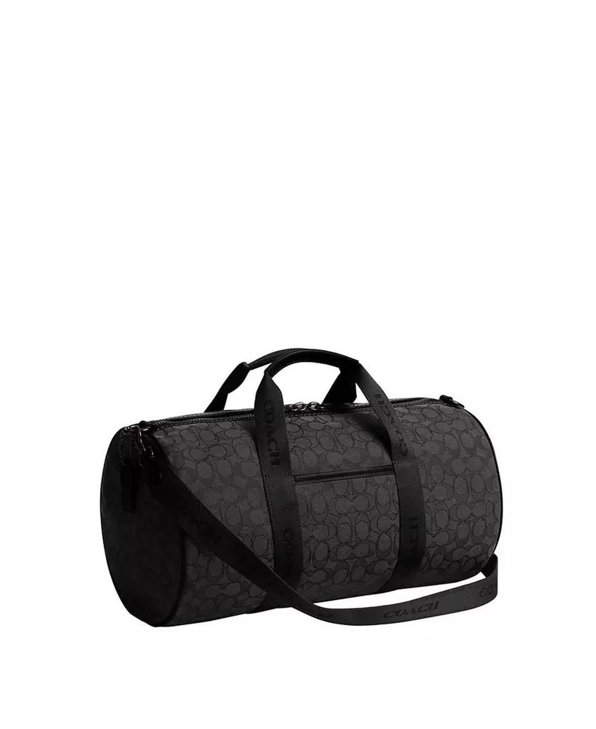 Men's Theo Signature Jacquard Duffle Bag