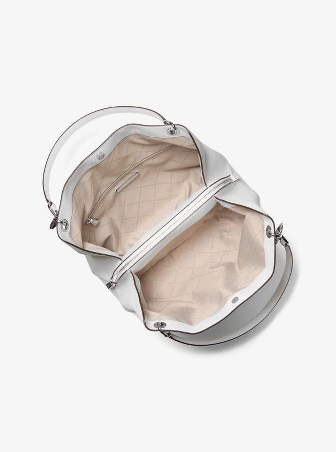 Christina Large Pebbled Leather Shoulder Bag