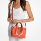 Carson Small Crocodile Embossed Satchel