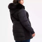 Plus Size Faux-Fur-Trim Hooded Puffer Coat, Exclusively at Macy's