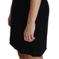 Dolce & Gabbana Elegant Sleeveless Black A-Line Mini Dress