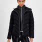 Women's Hooded Bibbed Packable Puffer Coat