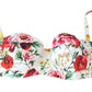 Dolce & Gabbana Elegant Floral Bikini Top – Summer Chic