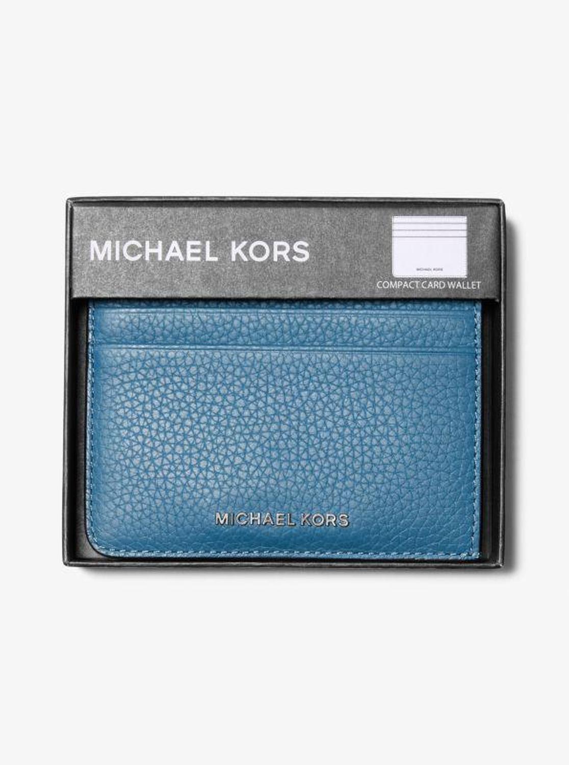 Hudson Pebbled Leather Card Case