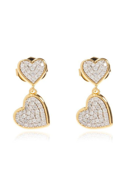 Kate Spade Heart-Shaped Drop Earrings