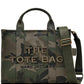 Khaki Cotton Camouflage Tote Bag With Adjustable Strap