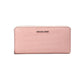 Michael Kors Jet Set Large pink Animal Print Leather Continental Wrist Women's Wallet