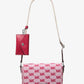 Vincent Small Logo Jacquard Crossbody Bag with Card Case