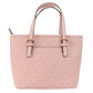 Leather Coated Canvas Handbag (Pre-Owned)